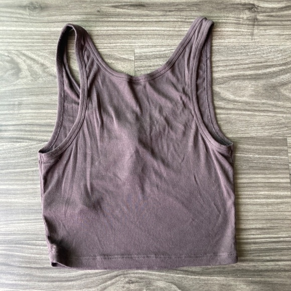 Aritzia Sunday Best Kara Crop Tank Brown XS - Picture 6 of 6